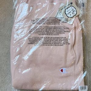 New (in packaging, with tags!) Champion jogger sweatpants, size 2XL, salmon pink